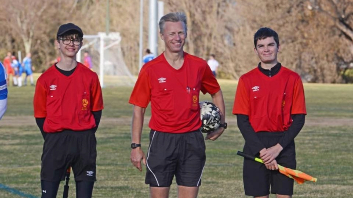 L-R Toby Errington, Matthew Hall, Patrick Belt