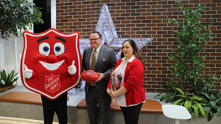 Greater Bank branches new collection point for Salvation Army Toy Drive Appeal