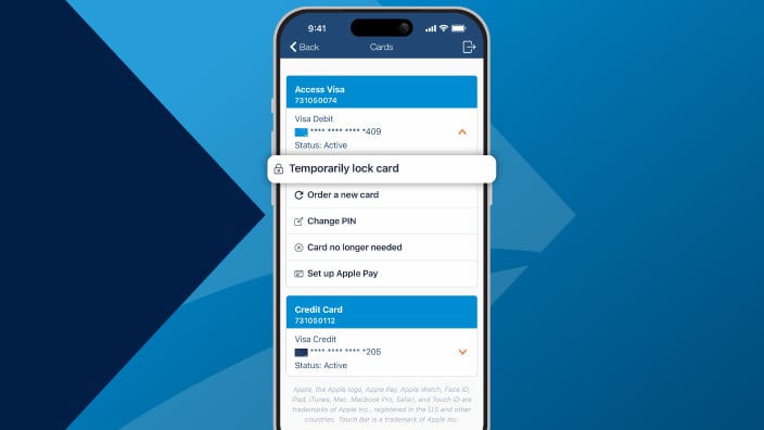 Misplaced your card? (Mobile)